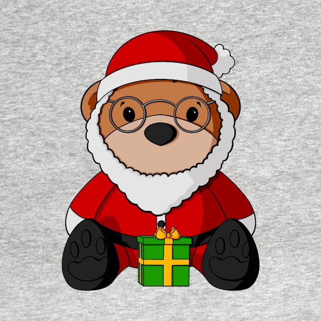 Santa Claus Teddy Bear by Alisha Ober Designs